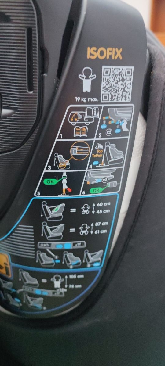 Silla bebe coche,orientable Axissfixplus