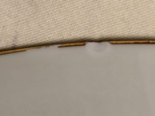 Antigua fuente de porcelana francesa con peces