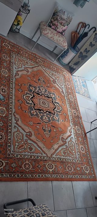 Alfombra vintage de felpa