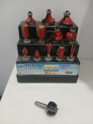 Juego de fresas para fresadora