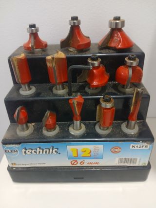 Juego de fresas para fresadora