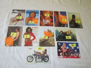 CARTOLINA DONNA GIRL SEXI POSTCARD 10 X15 collez