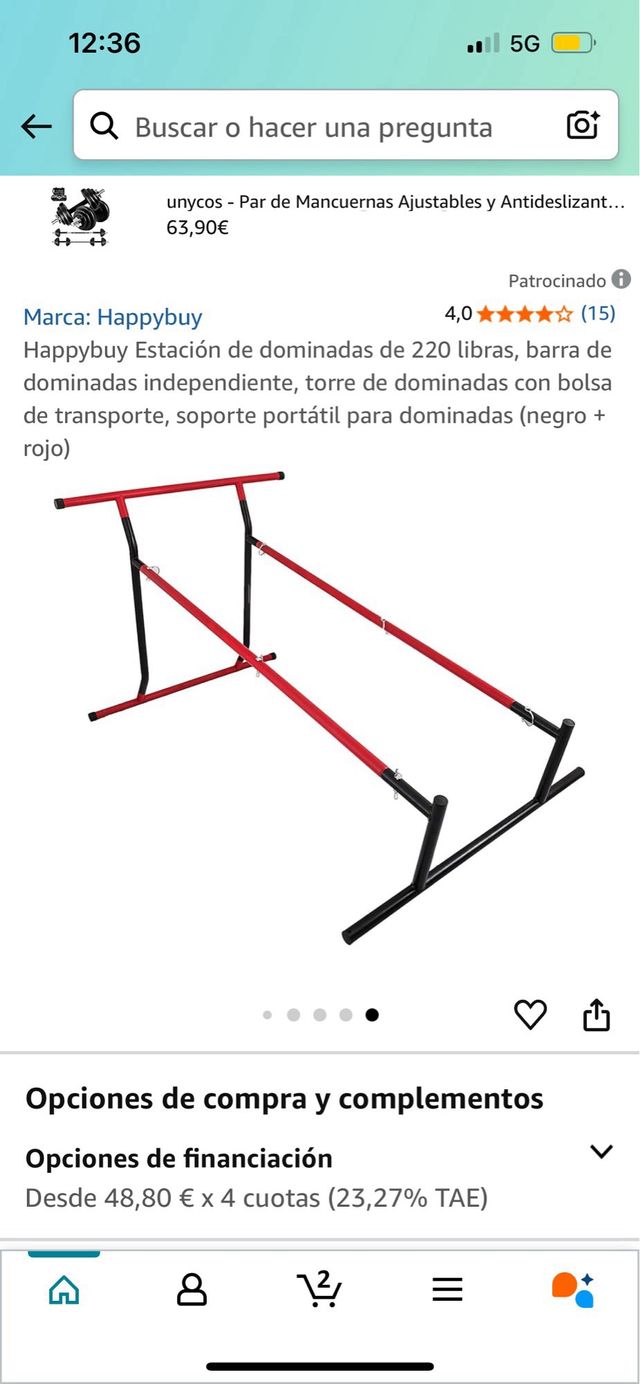 Barra de deporte 