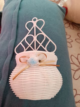 Pack jardineras mini. Imitación ratan