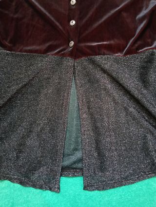 Blusa zara terciopelo 