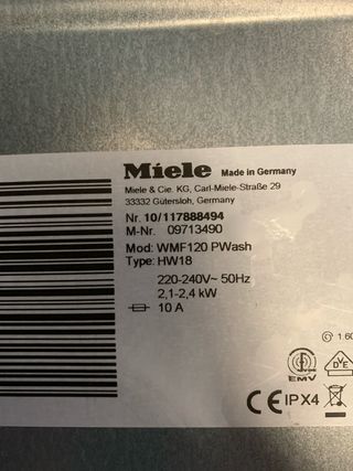 Modulo de potencia para lavadora Miele