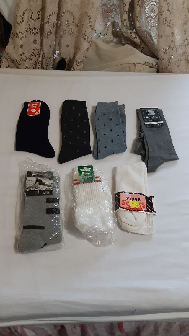 Set sette paiacalze uomo taglia mista