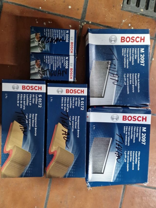 Filtros coche bosch
