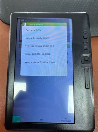Ebook reader 8GB #565476