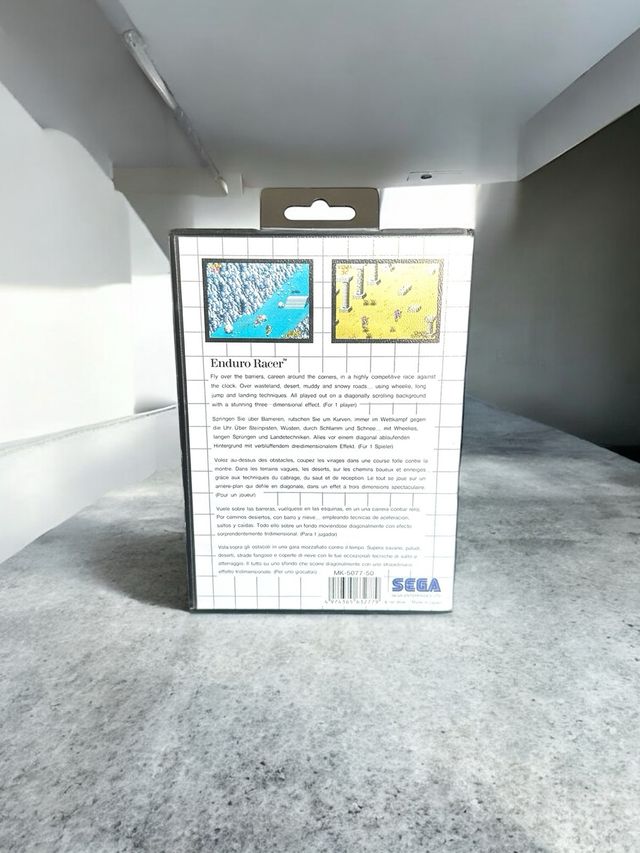 Sega Master System Enduro Racer Game