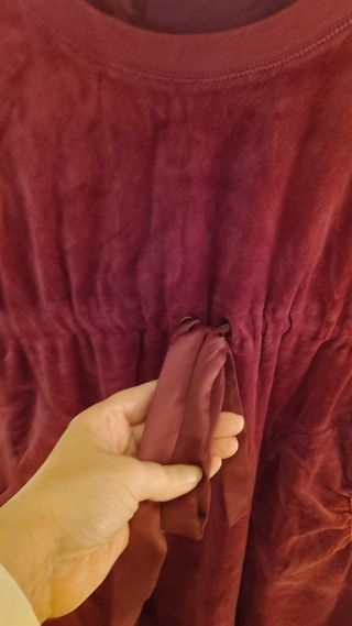 Camisón de terciopelo