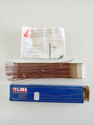 Plastico Ferroviario Catenaria Accessori Vintage 