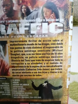 Traffic en dvd película