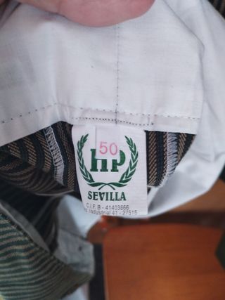 Traje de campero