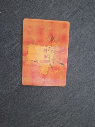 Carta pikachu KELLOGG’S 2001