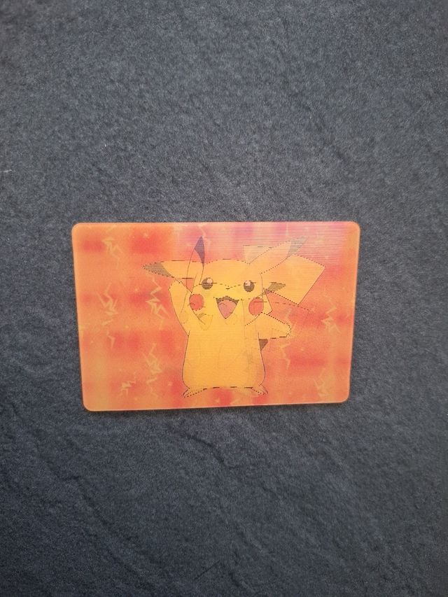 Carta pikachu KELLOGG’S 2001