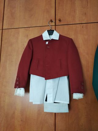 Traje corto niño, con sombrero cordobes