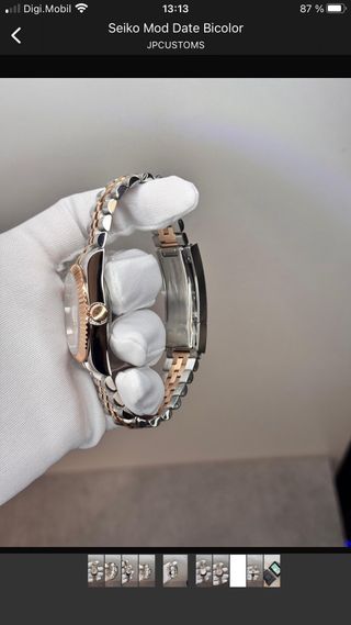 Seiko Date Mod Bicolor