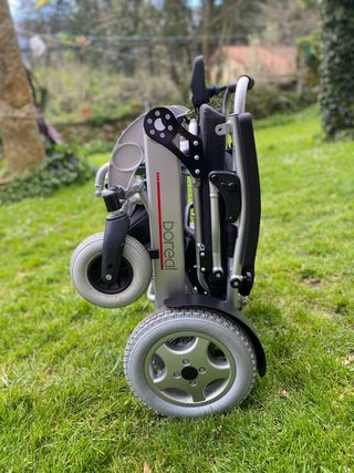 Silla ruedas electrica plegable