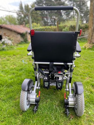 Silla ruedas electrica plegable