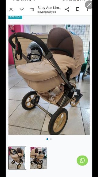 Carrito bebé 2 piezas + Cuna