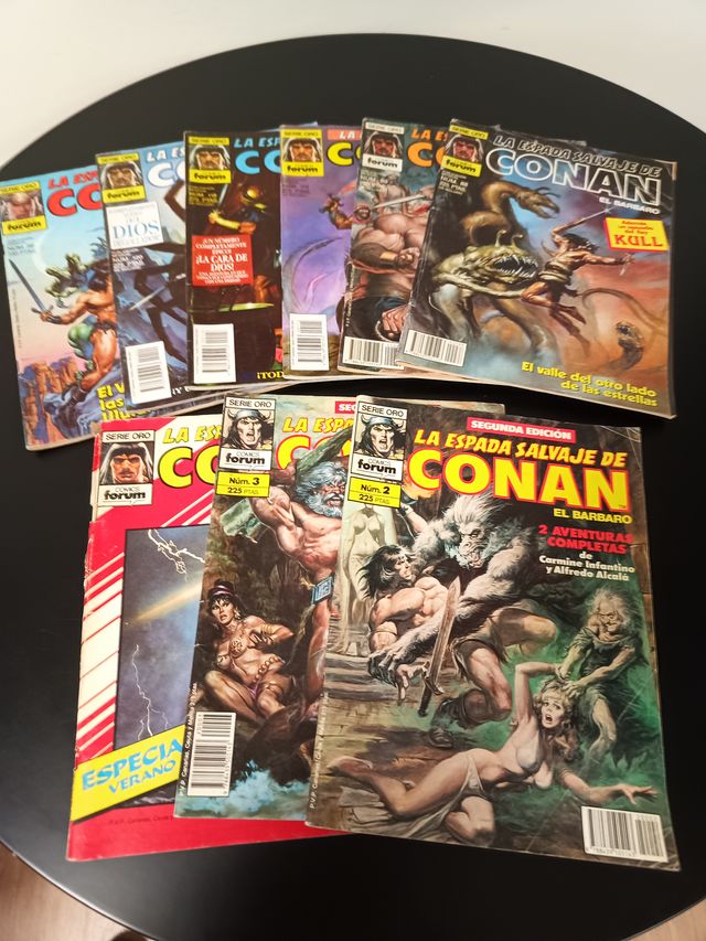 Lote de comics La espada salvaje de Conan.