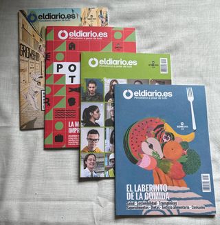 Revistas "EL DIARIO.ES" 4 ejemplares