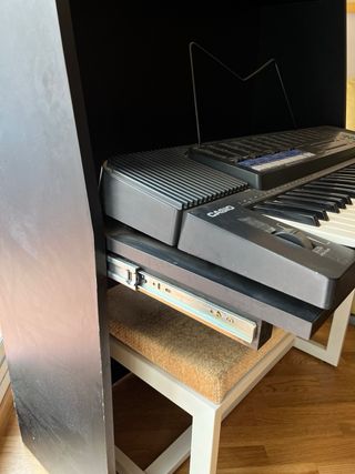 Conjunto órgano, banco y mueble a medida