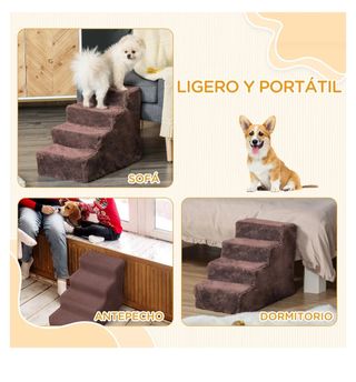 Escalera para perros de 4 peldaños