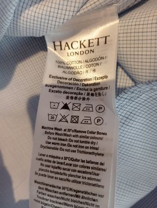 A ESTRENAR Talla XXL Hombre Camisa Hackett London 