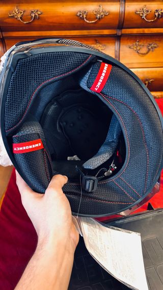 Casco de moto integral talla M