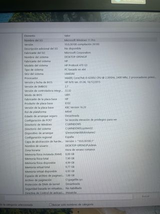 Se vende portatil hp