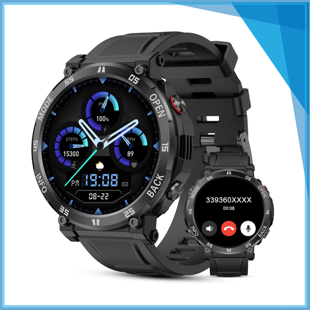 Smartwatch sportivo da uomo, NUOVO