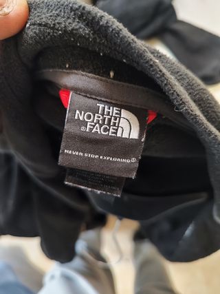 Pile the North face con zip