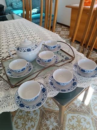 servizio the 6 persone in porcellana cinese