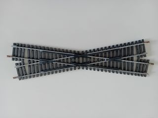 Lima Treni Incrocio Dx Binario Dritto Con Morsetto