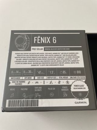Garmin fenix 6 pro solar