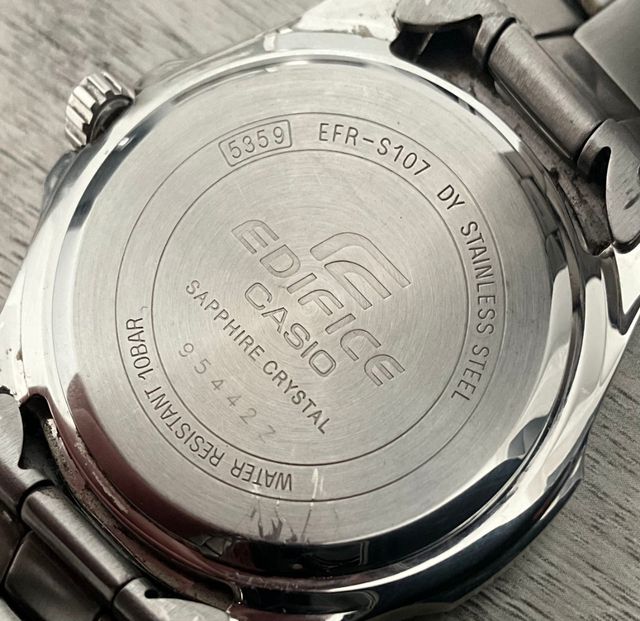 *️⃣RELOJ CASIO EDIFICE. EFR S107D 1AV. COMO NUEVO