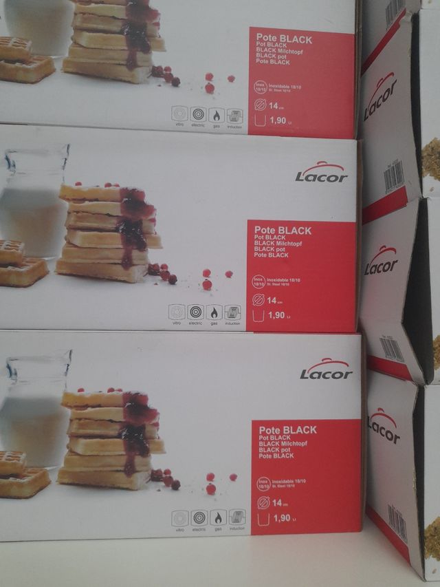 cazos lacor ver medidas en las fotos