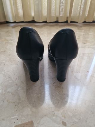 Zapatos negro tacón