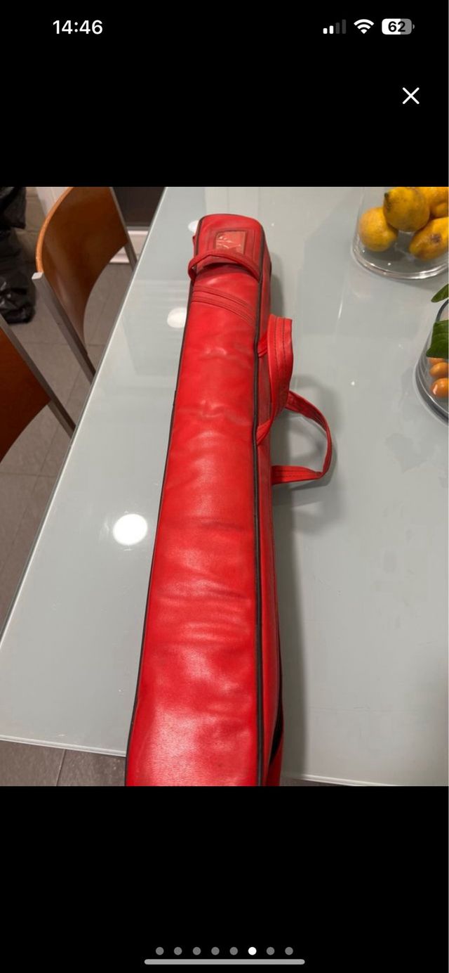 Taquera vintage años 90 roja y taco black eagle