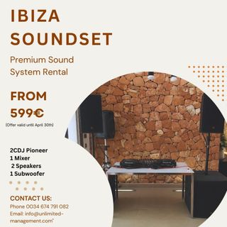 Alquiler / Rent Equipo de sonido