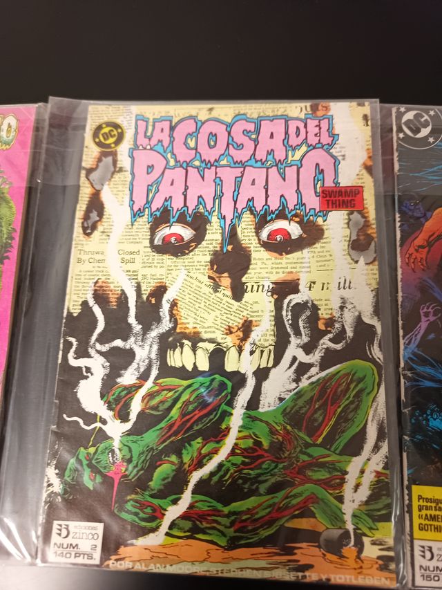 Tres primeros números "La cosa del pantano" Zinco