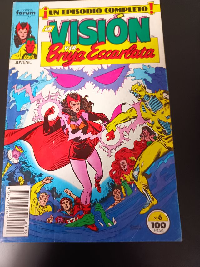 Cómic número 6 "La Visión y la Bruja Escarlata"