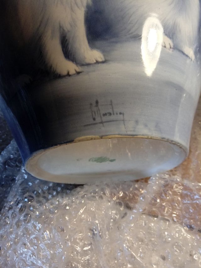 macetero Winton Grimwade staffordshire años 30