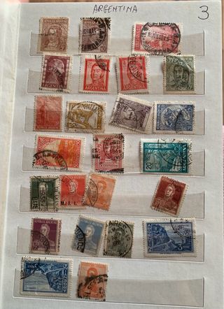 Album di francobolli di tutto il mondo.prima parte