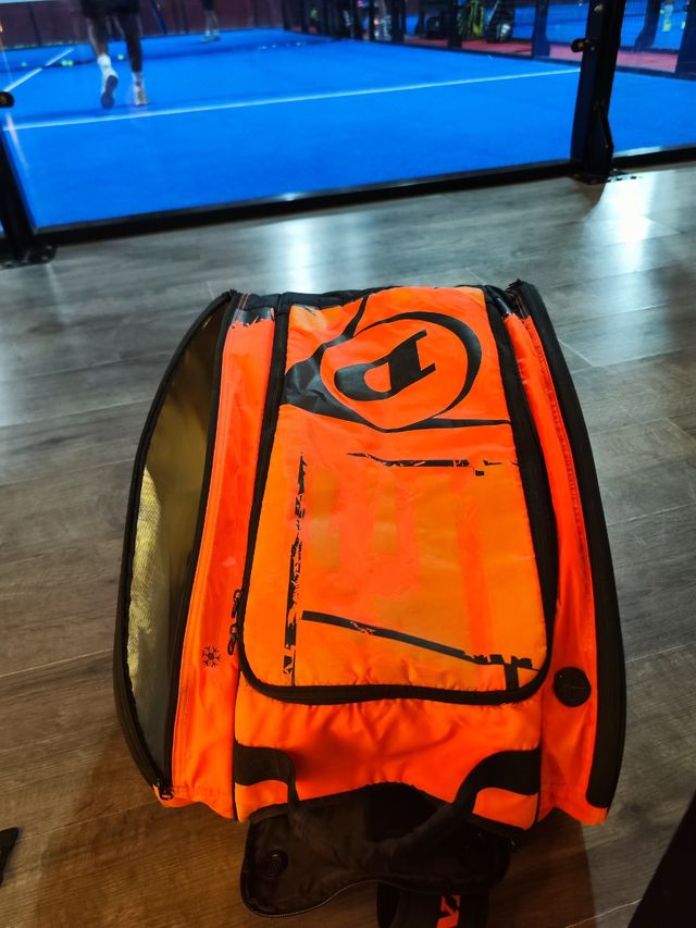 Paletero mochila naranja dunlop termica multibolsi