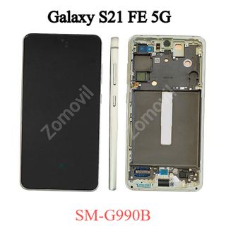 Pantalla Galaxy S21 FE 5G (SM-G990B) con marco