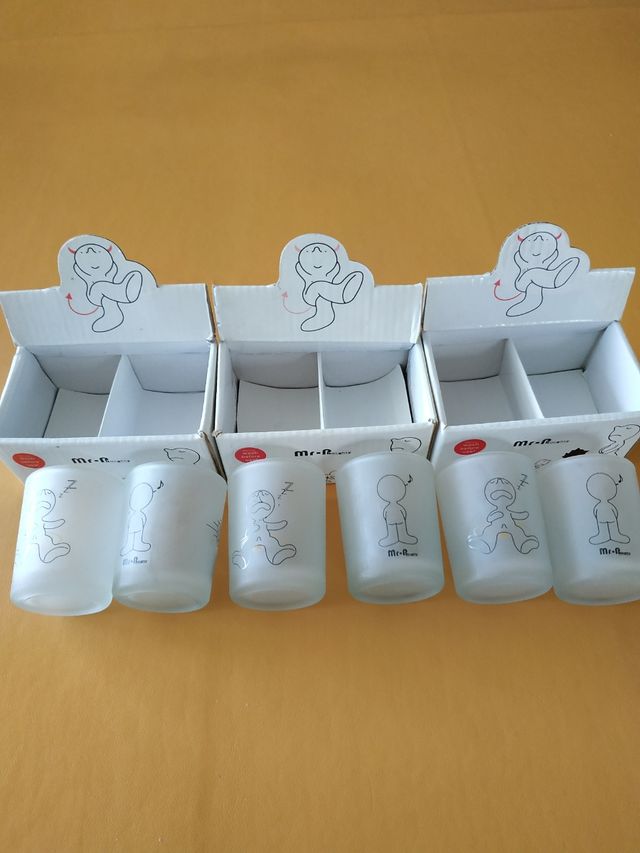 Set 6 shottini Comix nuovi