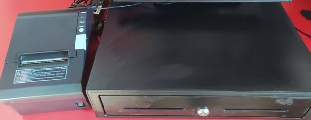 Cajón y impresora térmica